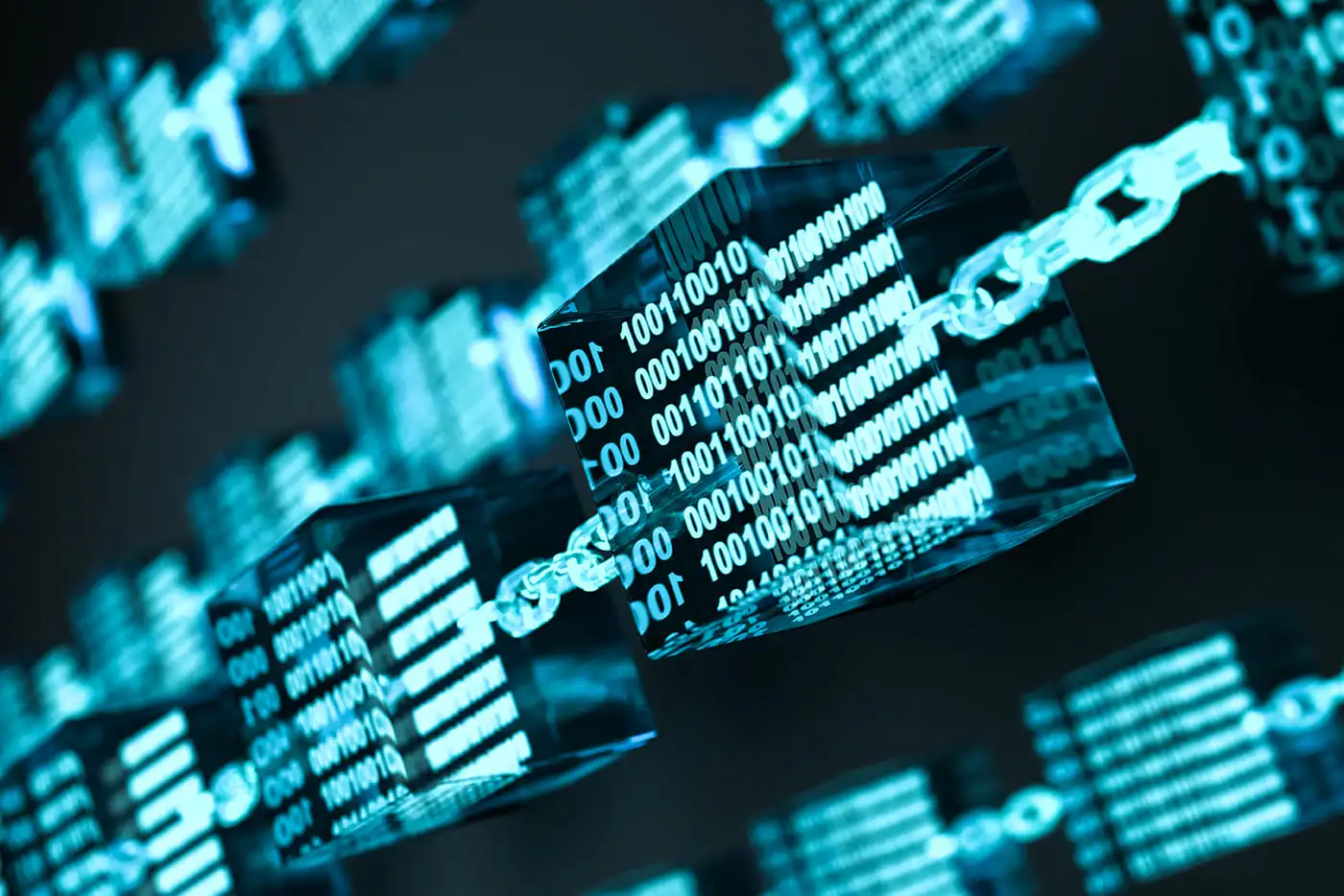 Blockchain technology visualization