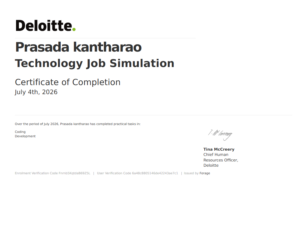 Deloitte Job Simulation